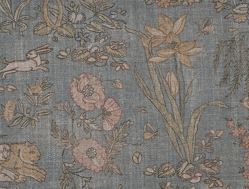 Spill Resistant V&A Mughal Garden Safari: Sapphire