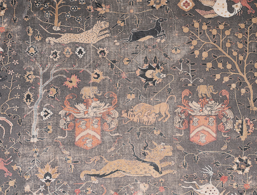 V&A Threads of India Opulent Velvets - Lahore Dynasty: Slate
