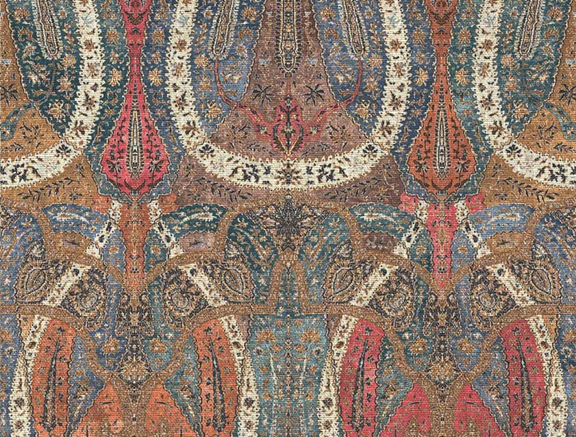 Spill Resistant V&A Paisley Splendour: Dusk