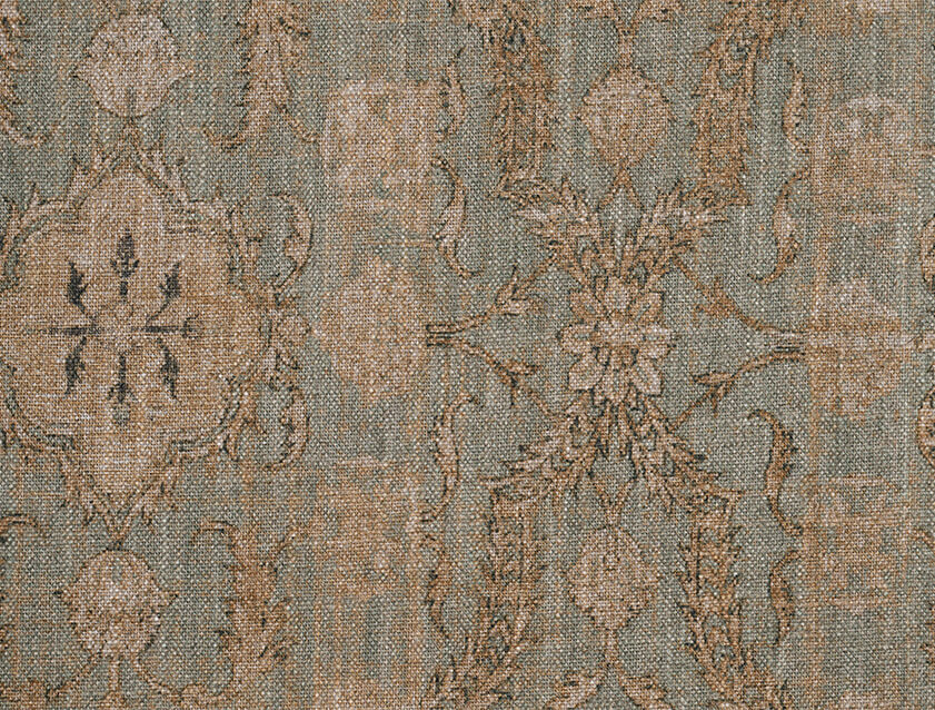 Spill Resistant V&A Regal Arabesque: Sage