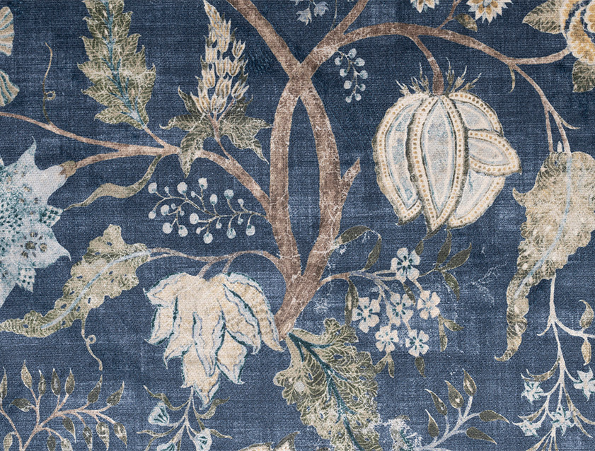 V&A Threads of India Opulent Velvets - Tree of Life: Ink