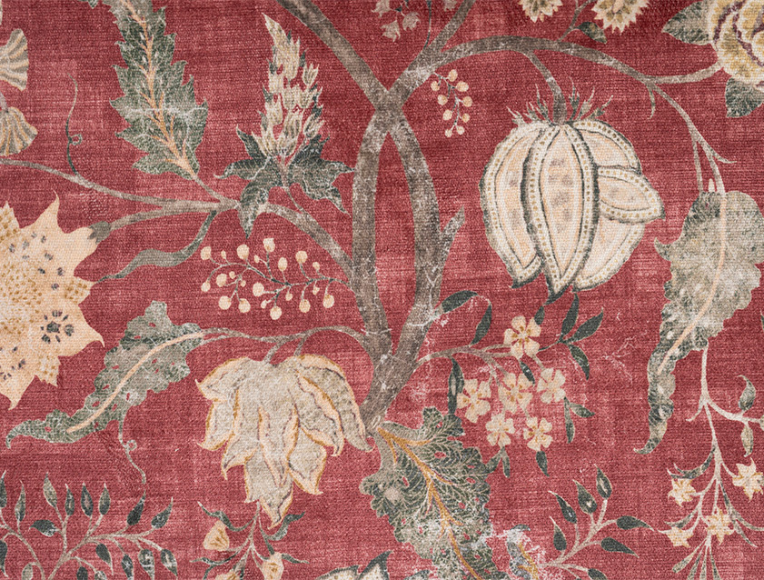 V&A Threads of India Opulent Velvets - Tree of Life: Rouge