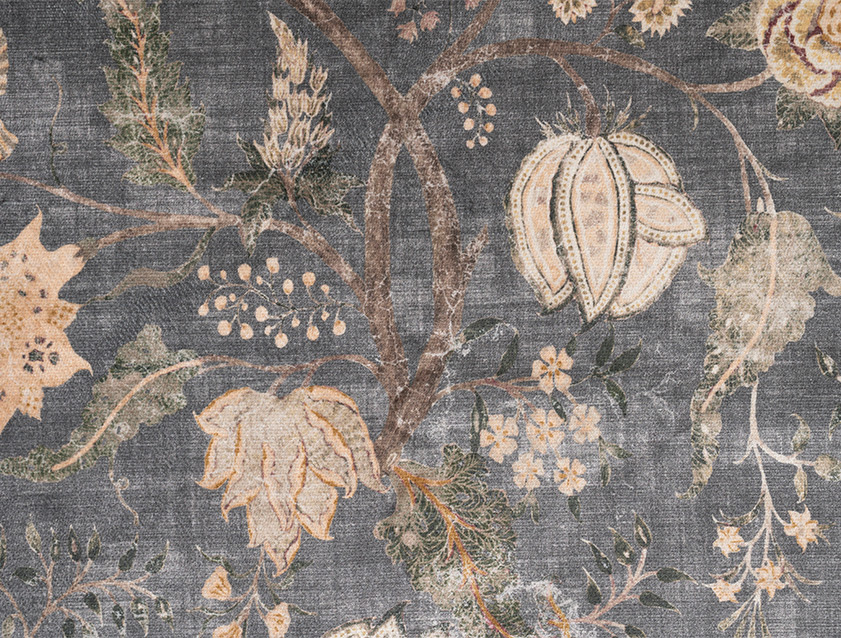 V&A Threads of India Opulent Velvets - Tree of Life: Slate