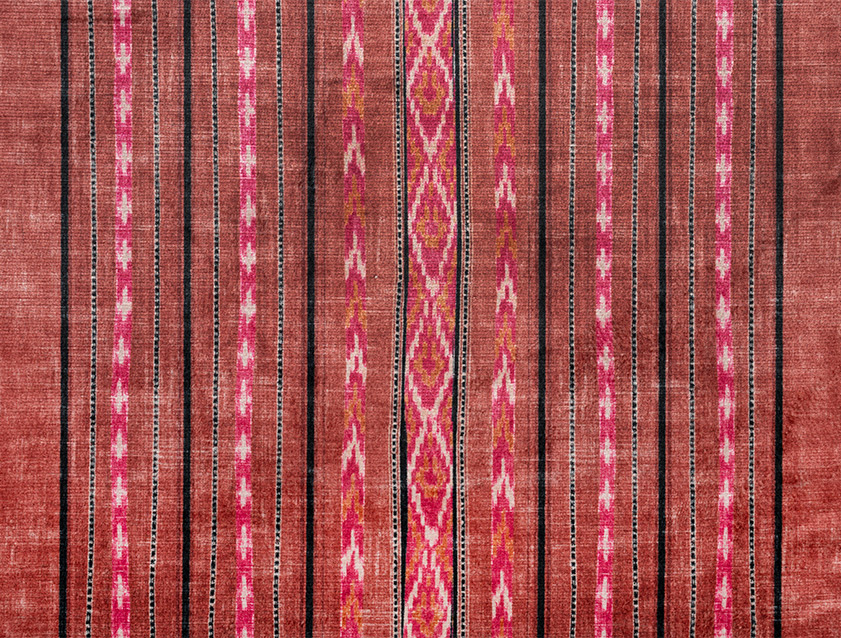 V&A Threads of India Opulent Velvets - Andhra Weave: Flame