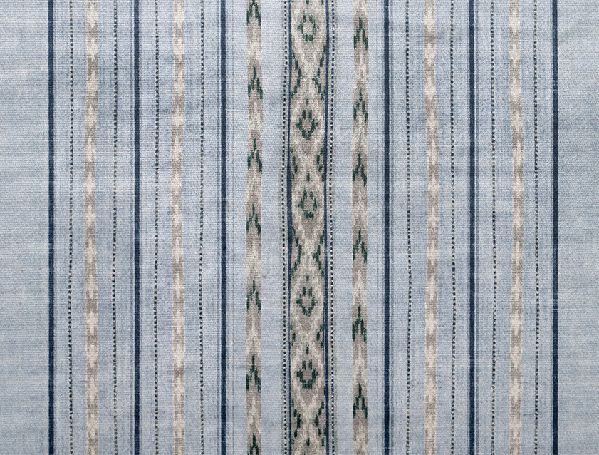 V&A Threads of India Opulent Velvets - Andhra Weave: Powder Blue 