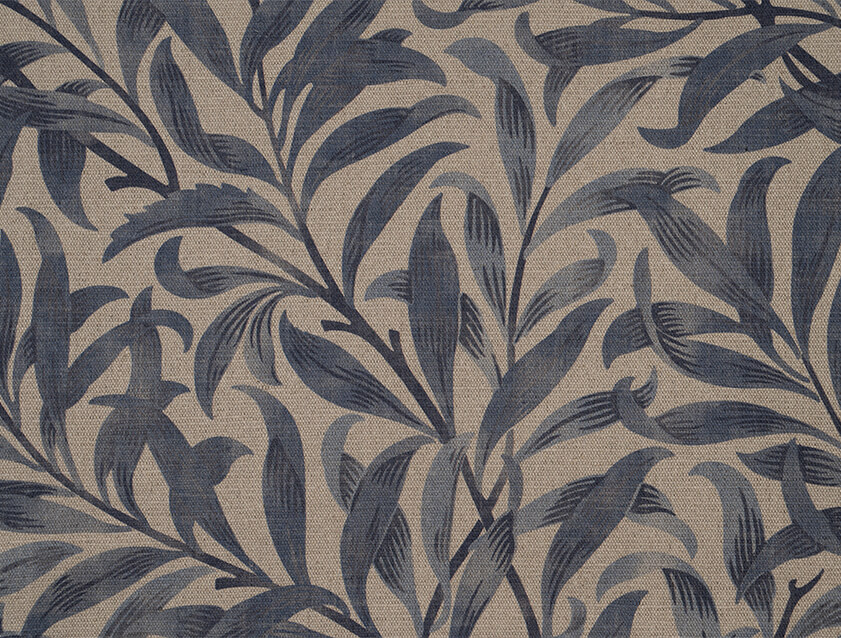 V&A Drawn From Nature - Willow Bough Large: Navy