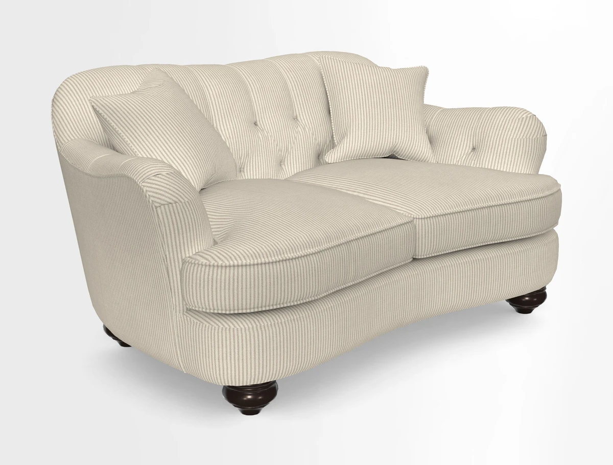 Fairmont 2.5 Seater Sofa in Romo Osumi Wild Rose with Contrast Piping in Linwood Luna Blossom Contrasting Scatters in Colefax & Fowler Jocasta Velvet Red