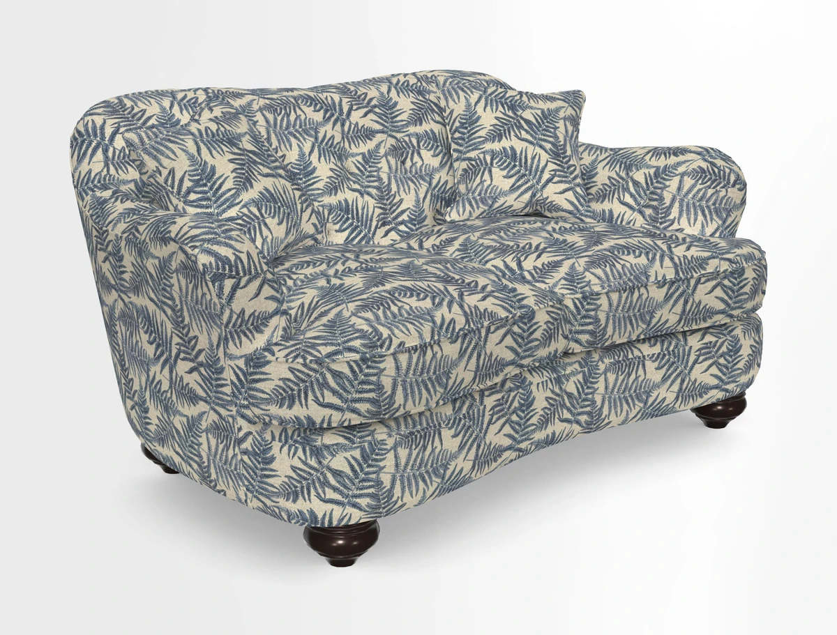 Fairmont 2.5 Seater Sofa in Romo Osumi Wild Rose with Contrast Piping in Linwood Luna Blossom Contrasting Scatters in Colefax & Fowler Jocasta Velvet Red