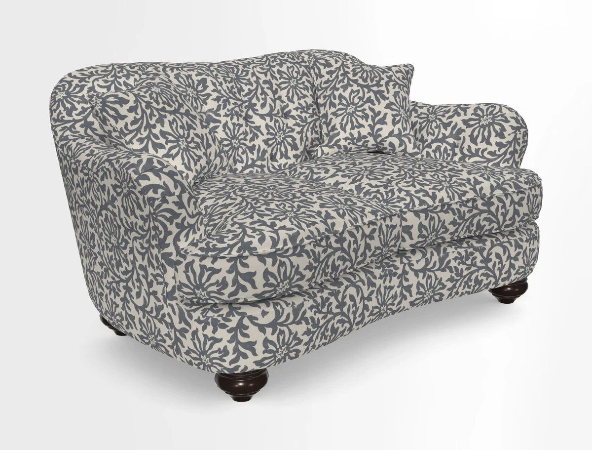 Fairmont 2.5 Seater Sofa in Romo Osumi Wild Rose with Contrast Piping in Linwood Luna Blossom Contrasting Scatters in Colefax & Fowler Jocasta Velvet Red