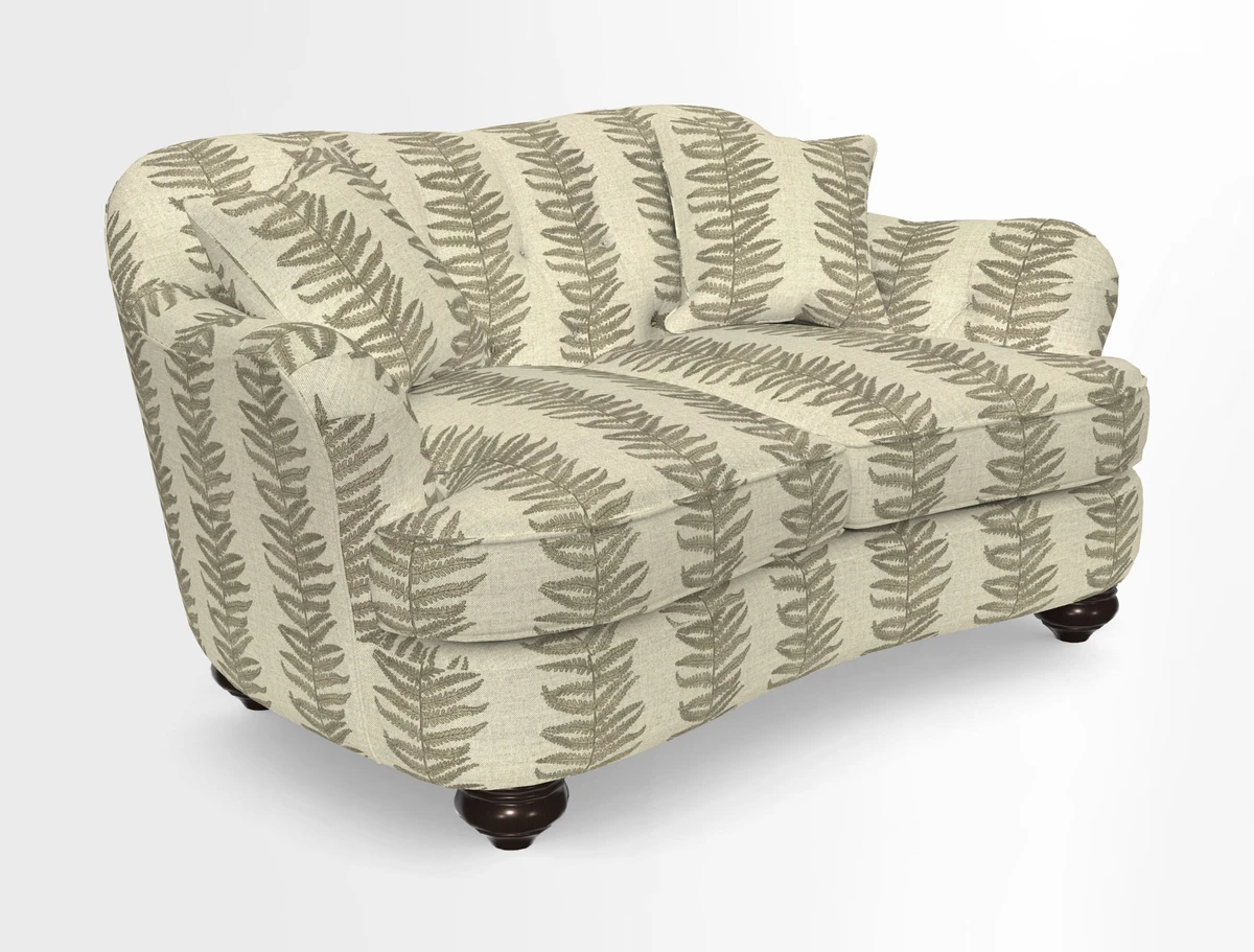 Fairmont 2.5 Seater Sofa in Romo Osumi Wild Rose with Contrast Piping in Linwood Luna Blossom Contrasting Scatters in Colefax & Fowler Jocasta Velvet Red