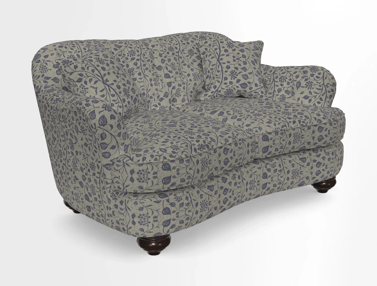 Fairmont 2.5 Seater Sofa in Romo Osumi Wild Rose with Contrast Piping in Linwood Luna Blossom Contrasting Scatters in Colefax & Fowler Jocasta Velvet Red