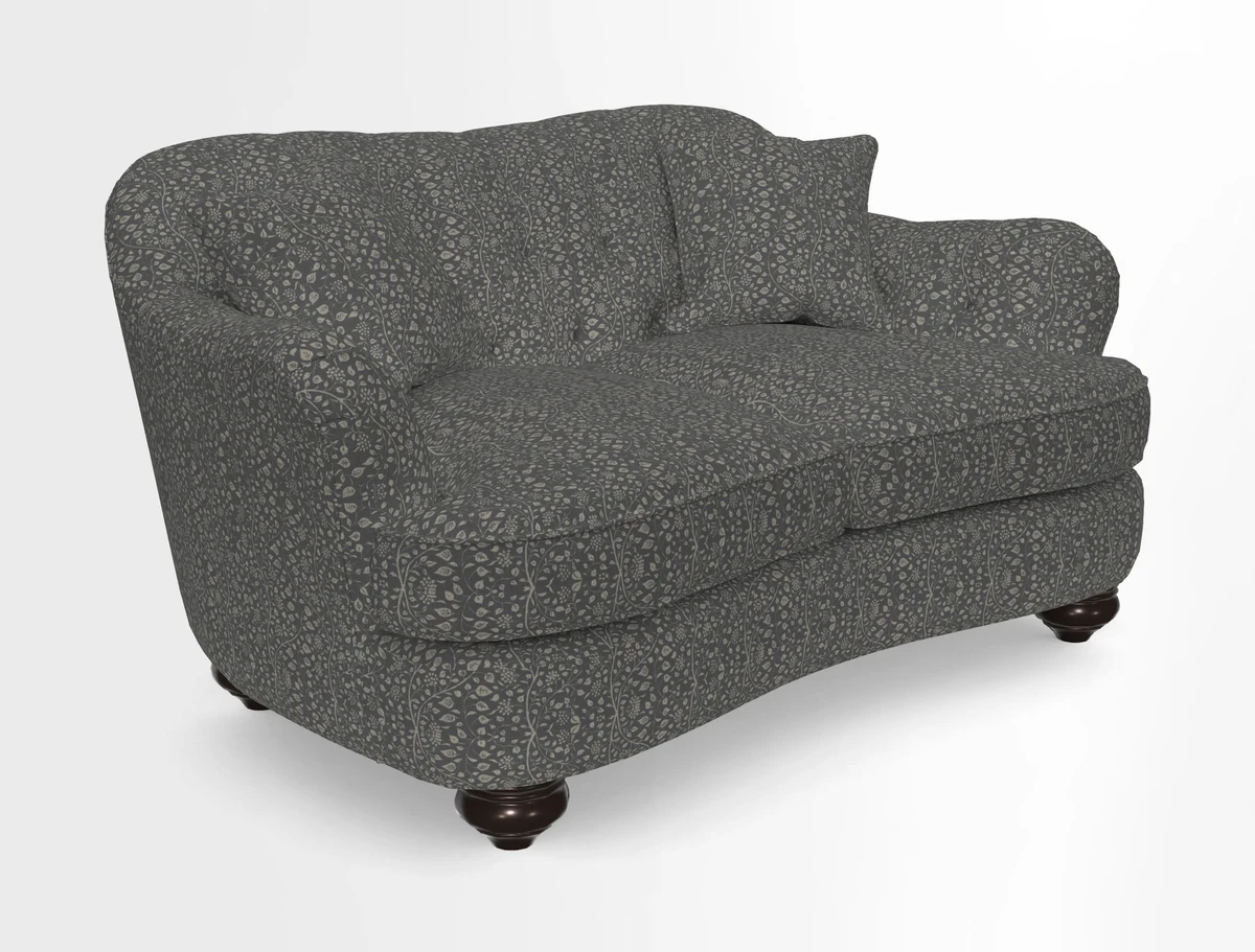 Fairmont 2.5 Seater Sofa in Romo Osumi Wild Rose with Contrast Piping in Linwood Luna Blossom Contrasting Scatters in Colefax & Fowler Jocasta Velvet Red