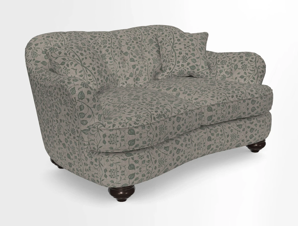 Fairmont 2.5 Seater Sofa in Romo Osumi Wild Rose with Contrast Piping in Linwood Luna Blossom Contrasting Scatters in Colefax & Fowler Jocasta Velvet Red