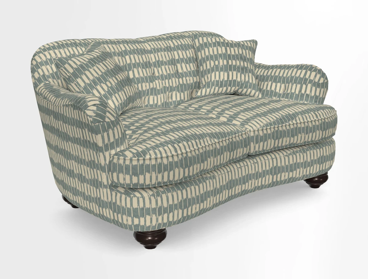 Fairmont 2.5 Seater Sofa in Romo Osumi Wild Rose with Contrast Piping in Linwood Luna Blossom Contrasting Scatters in Colefax & Fowler Jocasta Velvet Red