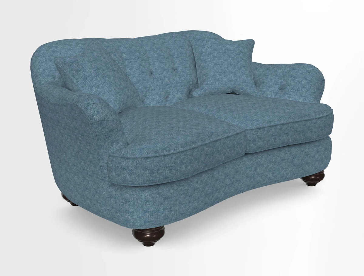 Fairmont 2.5 Seater Sofa in Romo Osumi Wild Rose with Contrast Piping in Linwood Luna Blossom Contrasting Scatters in Colefax & Fowler Jocasta Velvet Red