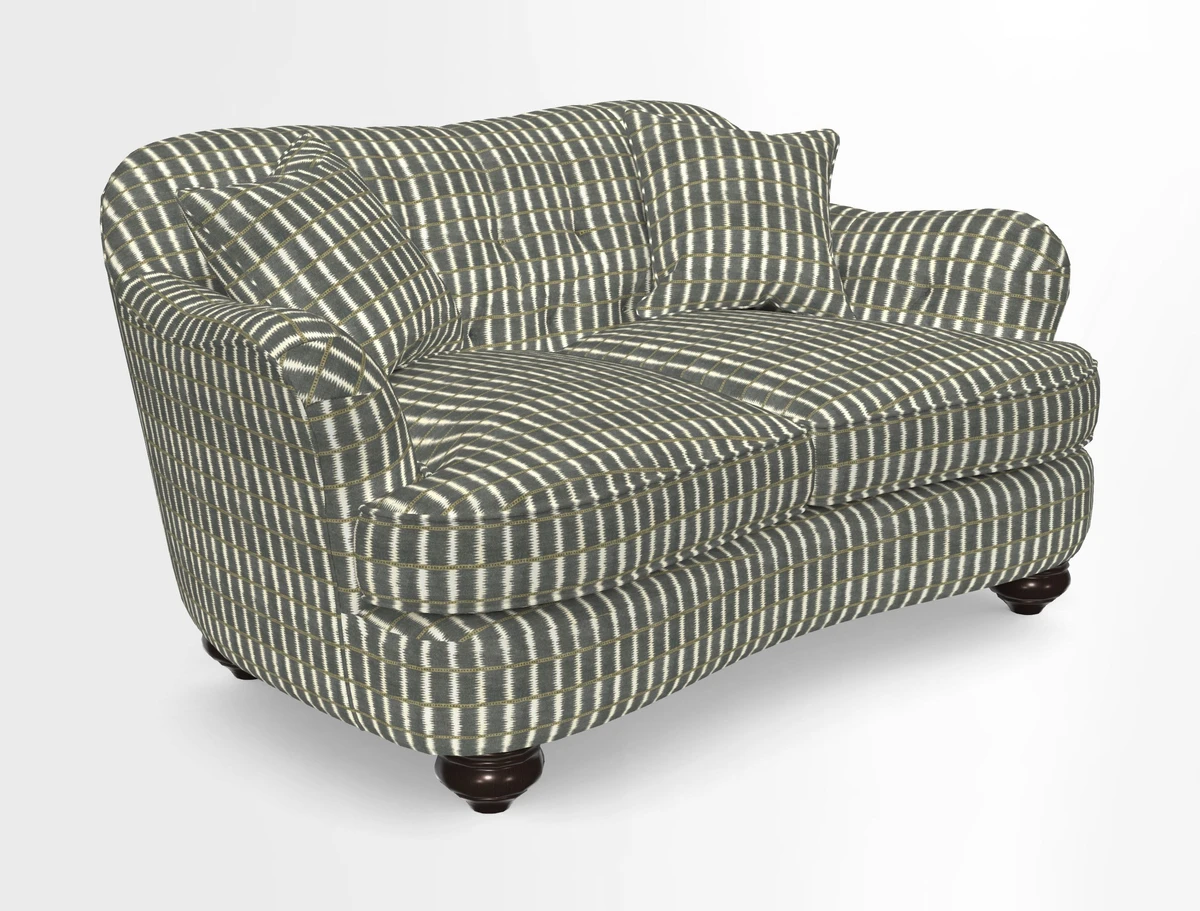 Fairmont 2.5 Seater Sofa in Romo Osumi Wild Rose with Contrast Piping in Linwood Luna Blossom Contrasting Scatters in Colefax & Fowler Jocasta Velvet Red