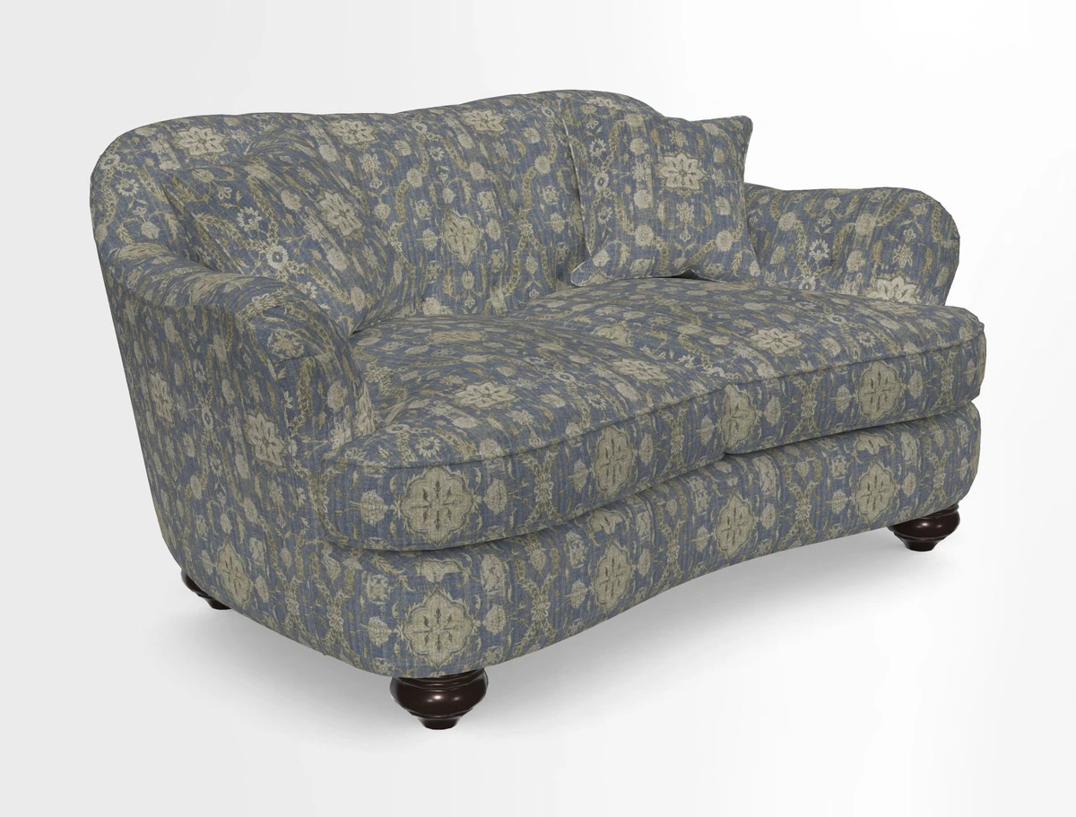 Fairmont 2.5 Seater Sofa in Romo Osumi Wild Rose with Contrast Piping in Linwood Luna Blossom Contrasting Scatters in Colefax & Fowler Jocasta Velvet Red