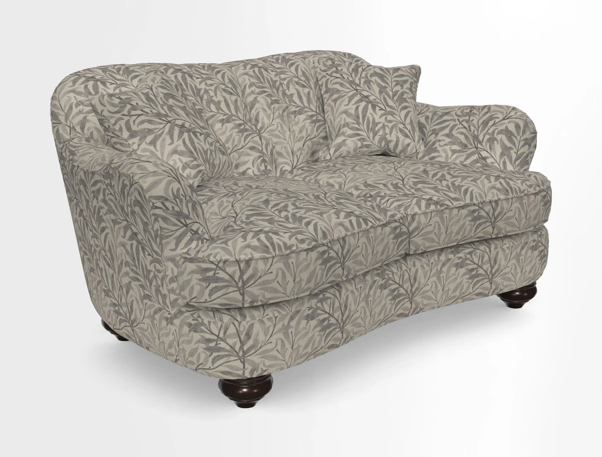 Fairmont 2.5 Seater Sofa in Romo Osumi Wild Rose with Contrast Piping in Linwood Luna Blossom Contrasting Scatters in Colefax & Fowler Jocasta Velvet Red