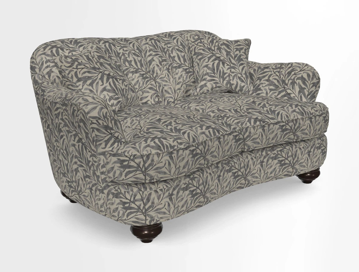 Fairmont 2.5 Seater Sofa in Romo Osumi Wild Rose with Contrast Piping in Linwood Luna Blossom Contrasting Scatters in Colefax & Fowler Jocasta Velvet Red