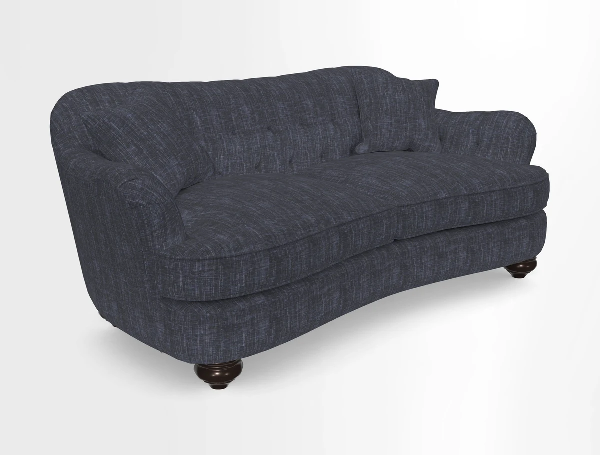 Fairmont 3 Seater Sofa in Romo Osumi Wild Rose with Contrast Piping in Linwood Luna Blossom Contrasting Scatters in Colefax & Fowler Jocasta Velvet Red