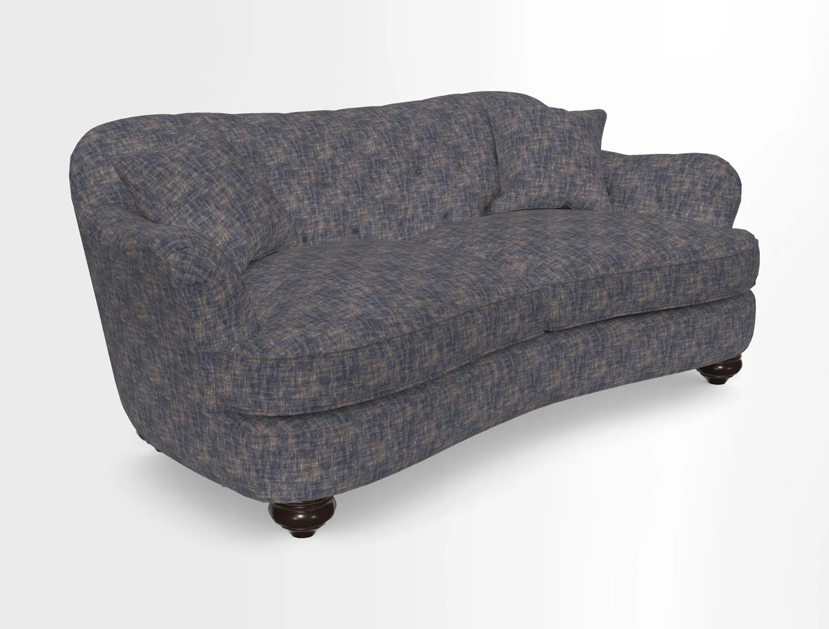 Fairmont 3 Seater Sofa in Romo Osumi Wild Rose with Contrast Piping in Linwood Luna Blossom Contrasting Scatters in Colefax & Fowler Jocasta Velvet Red