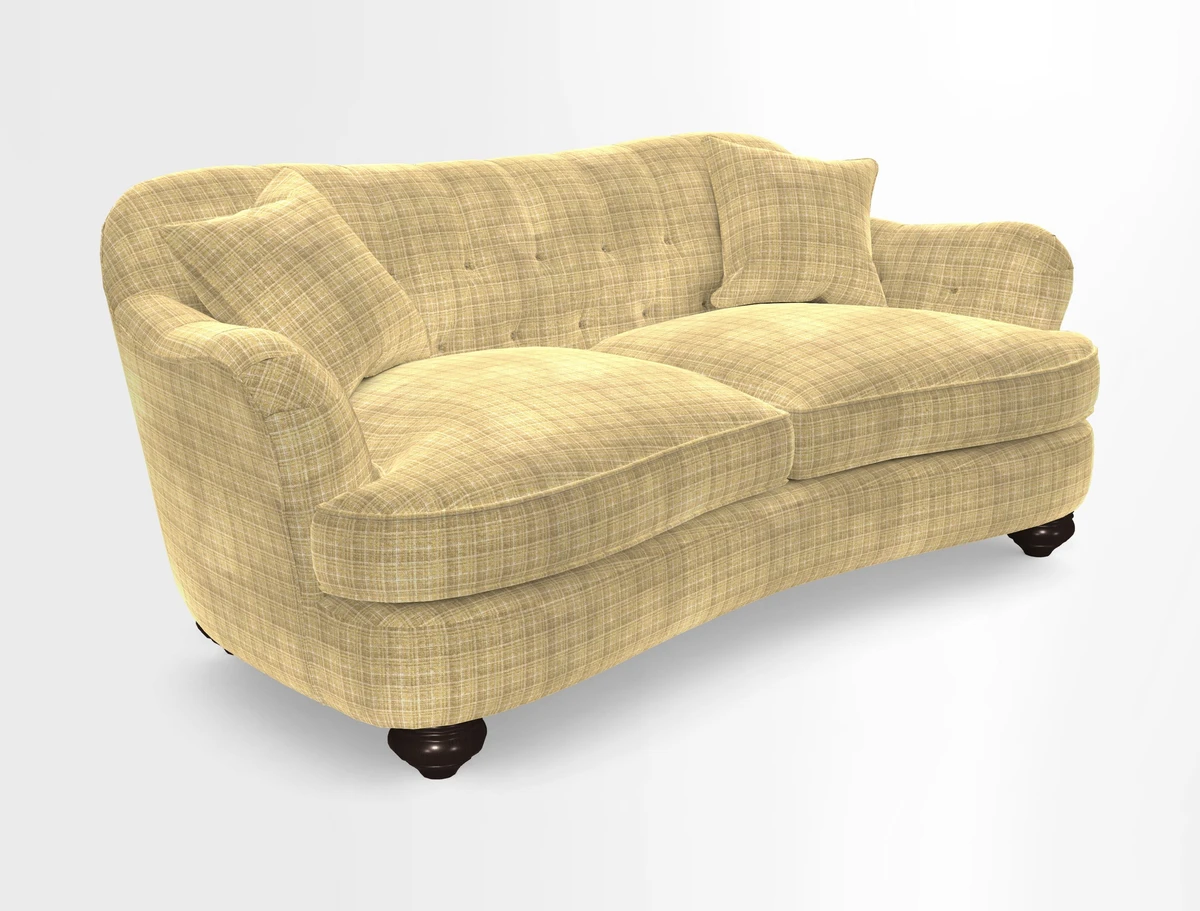 Fairmont 3 Seater Sofa in Romo Osumi Wild Rose with Contrast Piping in Linwood Luna Blossom Contrasting Scatters in Colefax & Fowler Jocasta Velvet Red