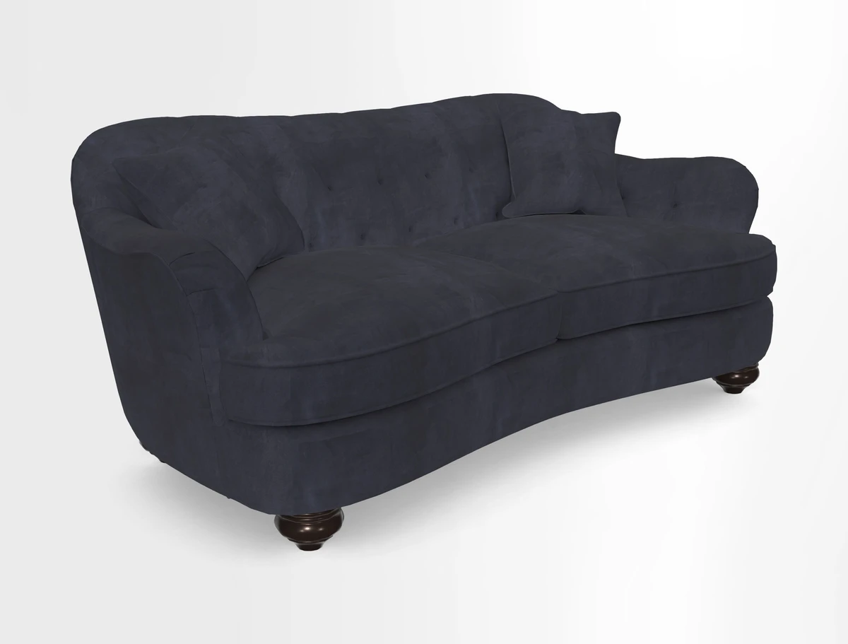 Fairmont 3 Seater Sofa in Romo Osumi Wild Rose with Contrast Piping in Linwood Luna Blossom Contrasting Scatters in Colefax & Fowler Jocasta Velvet Red