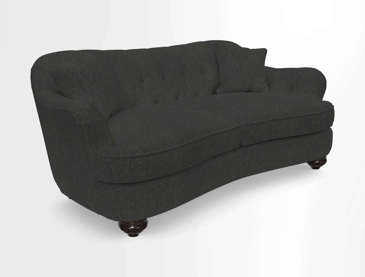 Fairmont 3 Seater Sofa in Romo Osumi Wild Rose with Contrast Piping in Linwood Luna Blossom Contrasting Scatters in Colefax & Fowler Jocasta Velvet Red
