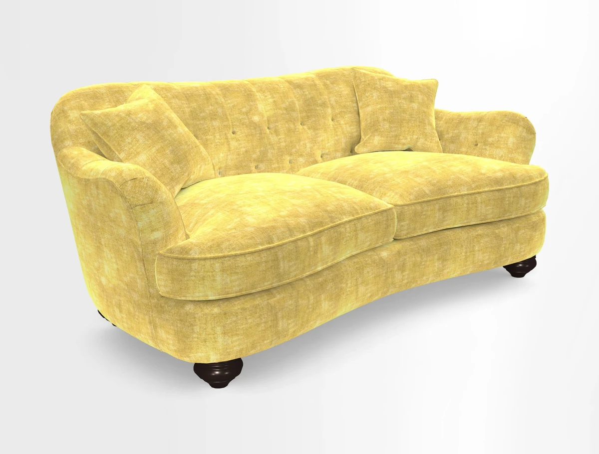 Fairmont 3 Seater Sofa in Romo Osumi Wild Rose with Contrast Piping in Linwood Luna Blossom Contrasting Scatters in Colefax & Fowler Jocasta Velvet Red