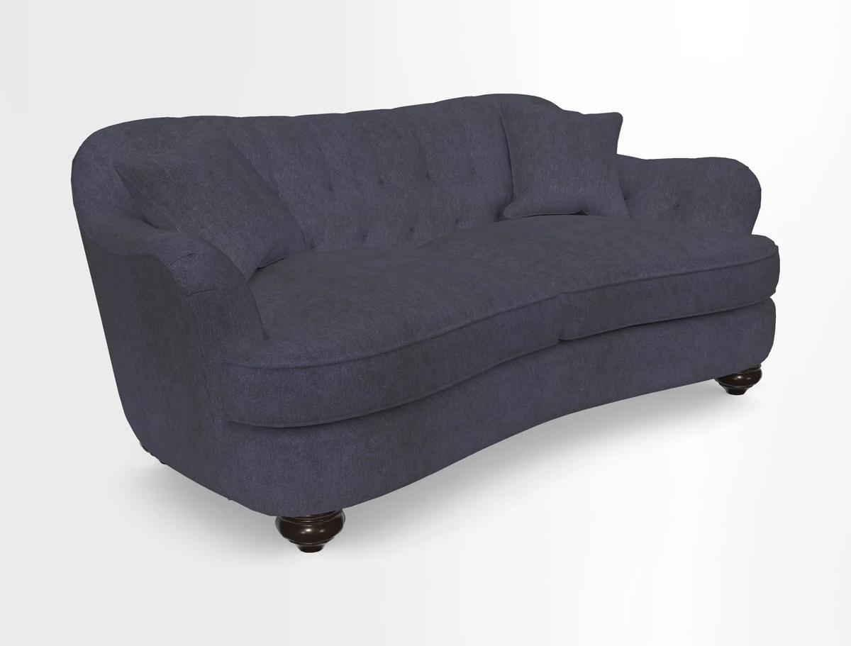 Fairmont 3 Seater Sofa in Romo Osumi Wild Rose with Contrast Piping in Linwood Luna Blossom Contrasting Scatters in Colefax & Fowler Jocasta Velvet Red