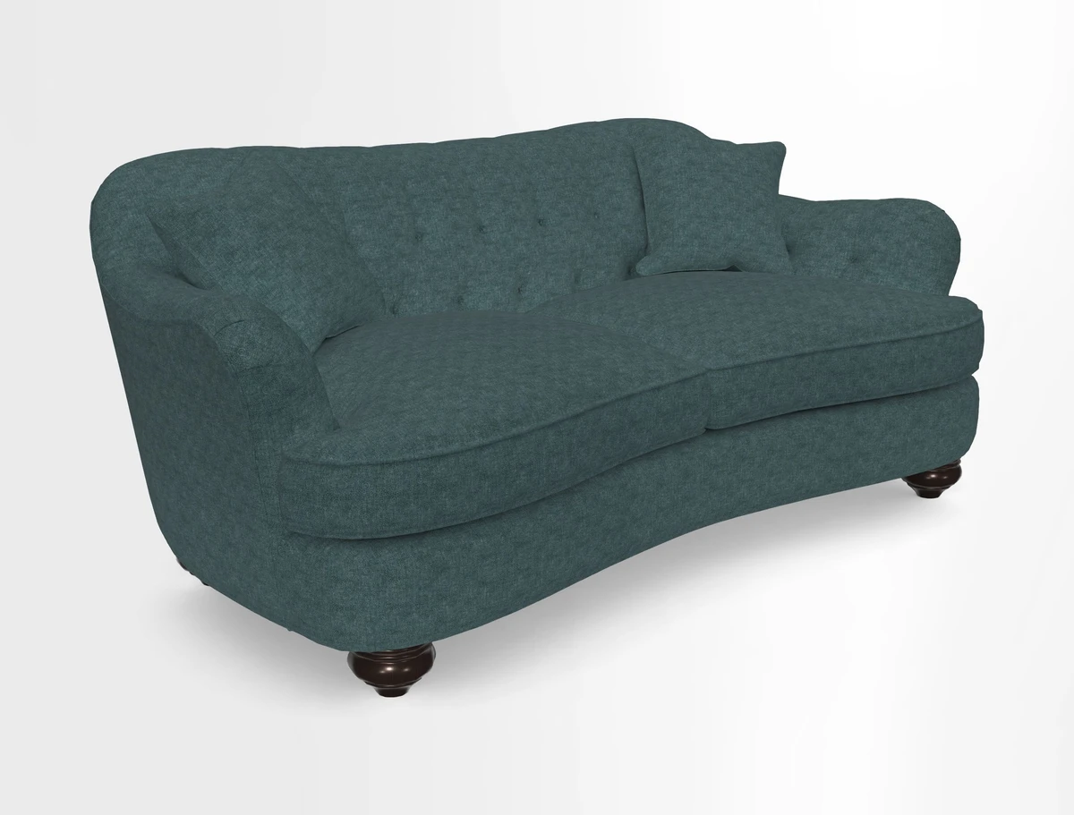 Fairmont 3 Seater Sofa in Romo Osumi Wild Rose with Contrast Piping in Linwood Luna Blossom Contrasting Scatters in Colefax & Fowler Jocasta Velvet Red