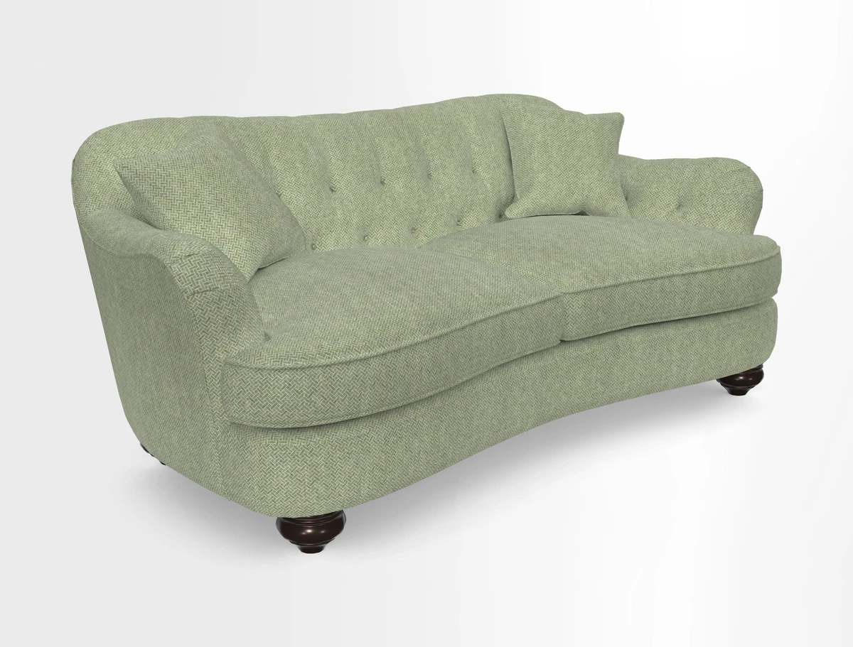 Fairmont 3 Seater Sofa in Romo Osumi Wild Rose with Contrast Piping in Linwood Luna Blossom Contrasting Scatters in Colefax & Fowler Jocasta Velvet Red