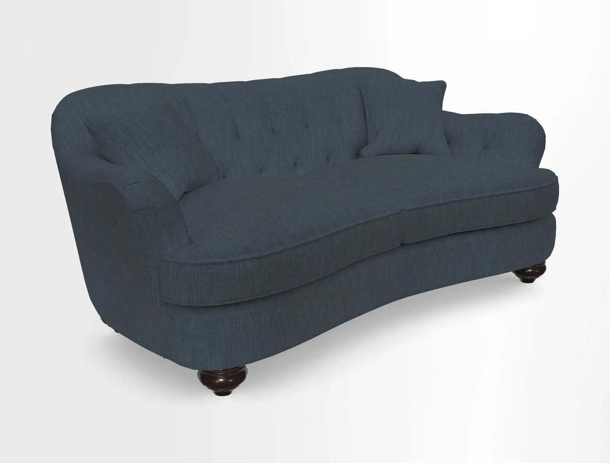 Fairmont 3 Seater Sofa in Romo Osumi Wild Rose with Contrast Piping in Linwood Luna Blossom Contrasting Scatters in Colefax & Fowler Jocasta Velvet Red