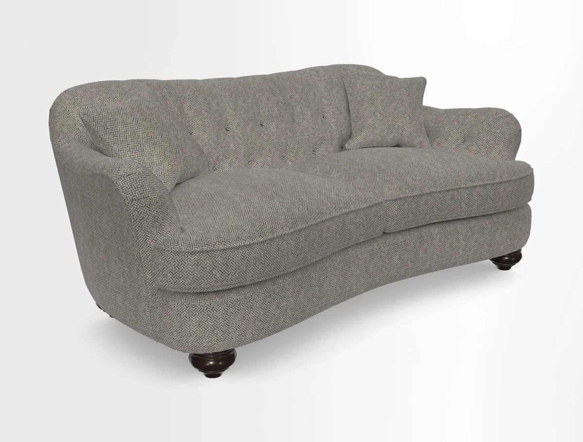 Fairmont 3 Seater Sofa in Romo Osumi Wild Rose with Contrast Piping in Linwood Luna Blossom Contrasting Scatters in Colefax & Fowler Jocasta Velvet Red