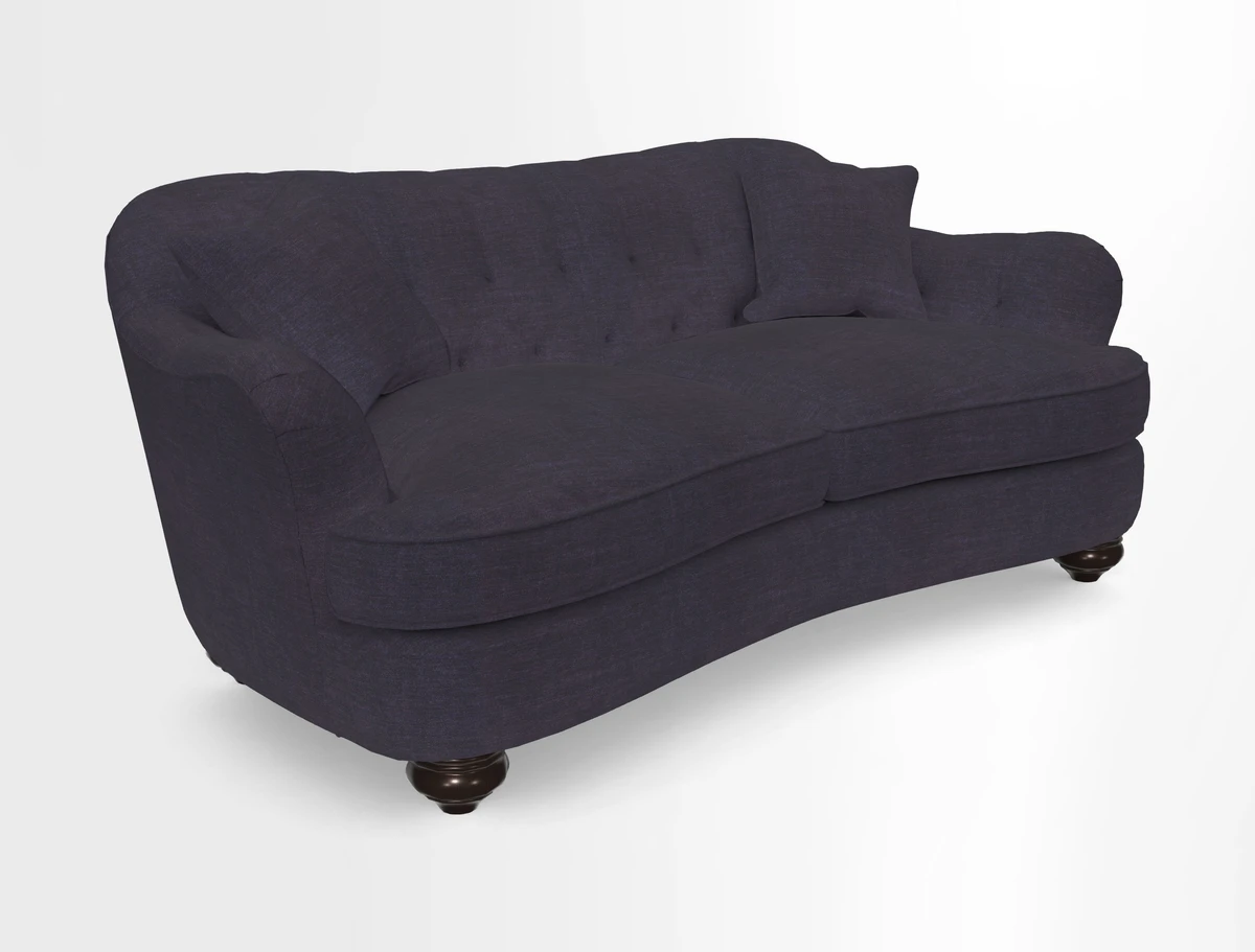 Fairmont 3 Seater Sofa in Romo Osumi Wild Rose with Contrast Piping in Linwood Luna Blossom Contrasting Scatters in Colefax & Fowler Jocasta Velvet Red