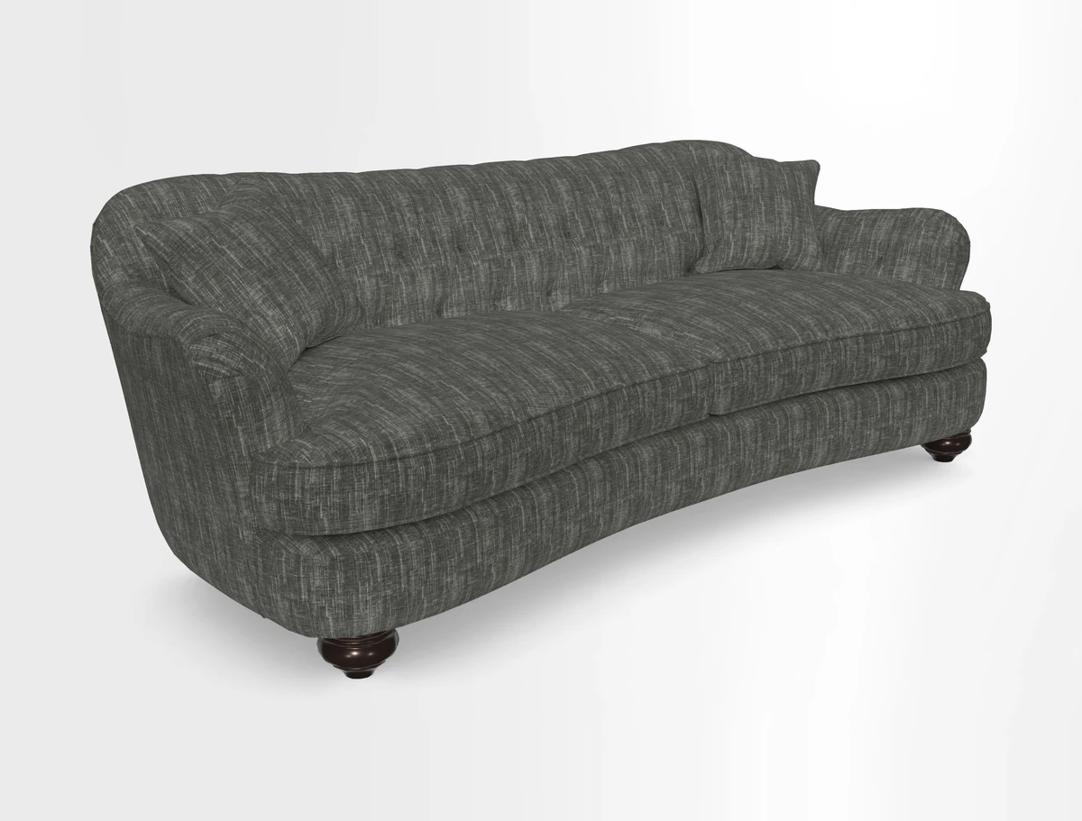 Fairmont 4 Seater Sofa in Romo Osumi Wild Rose with Contrast Piping in Linwood Luna Blossom Contrasting Scatters in Colefax & Fowler Jocasta Velvet Red