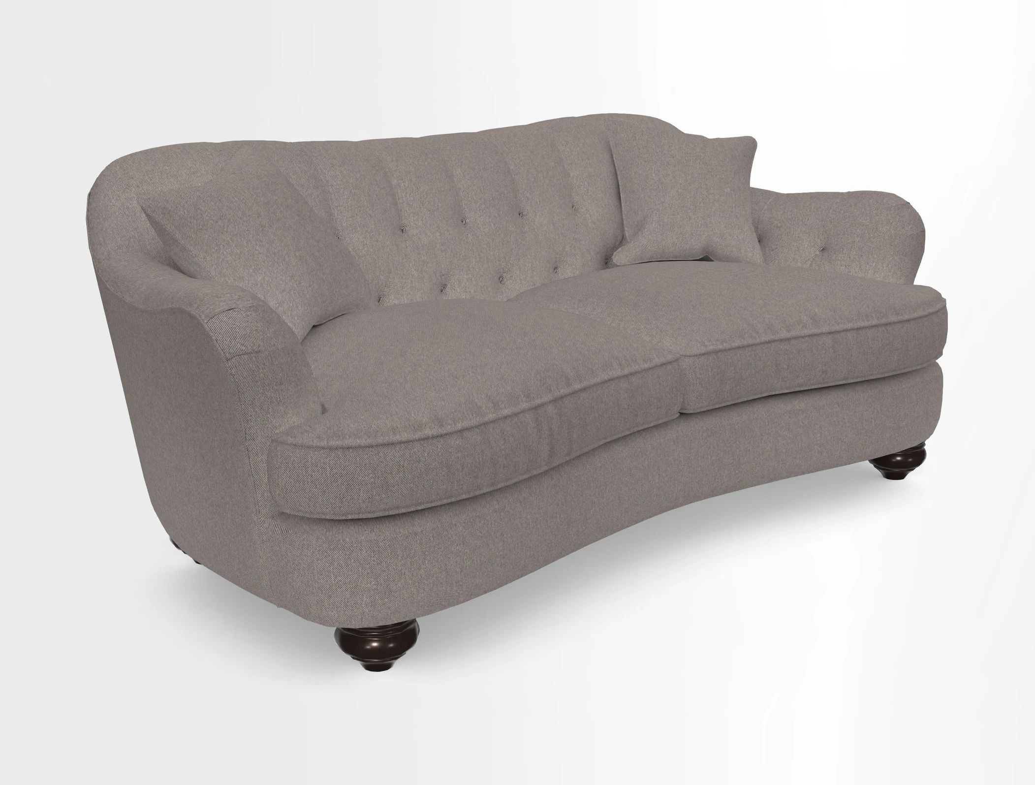 Fairmont 3 Seater Sofa in Romo Osumi Wild Rose with Contrast Piping in Linwood Luna Blossom Contrasting Scatters in Colefax & Fowler Jocasta Velvet Red
