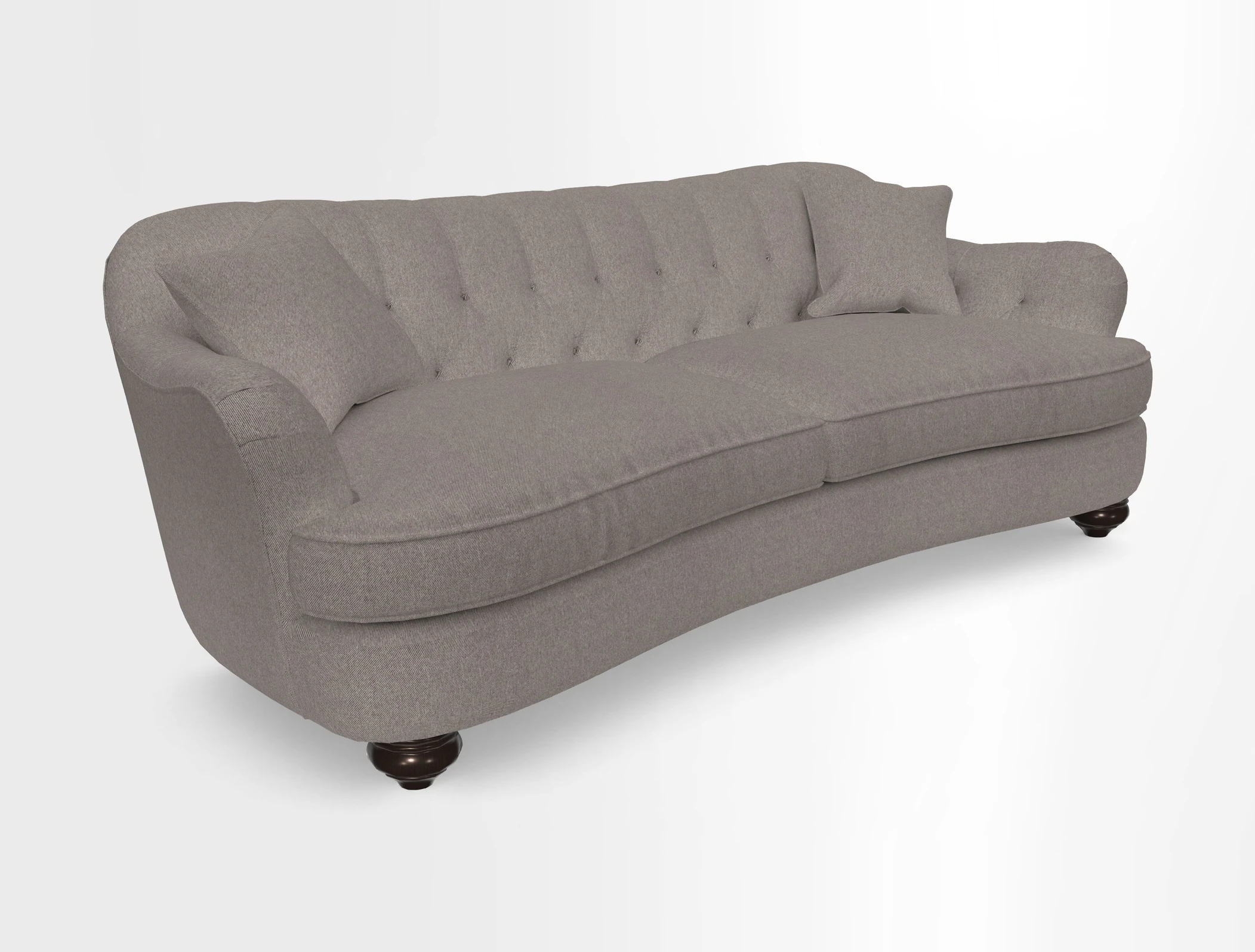 Fairmont 4 Seater Sofa in Romo Osumi Wild Rose with Contrast Piping in Linwood Luna Blossom Contrasting Scatters in Colefax & Fowler Jocasta Velvet Red
