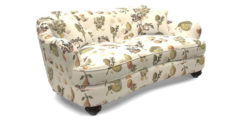 Fairmont 3 Seater Sofa in Romo Osumi Wild Rose with Contrast Piping in Linwood Luna Blossom Contrasting Scatters in Colefax & Fowler Jocasta Velvet Red