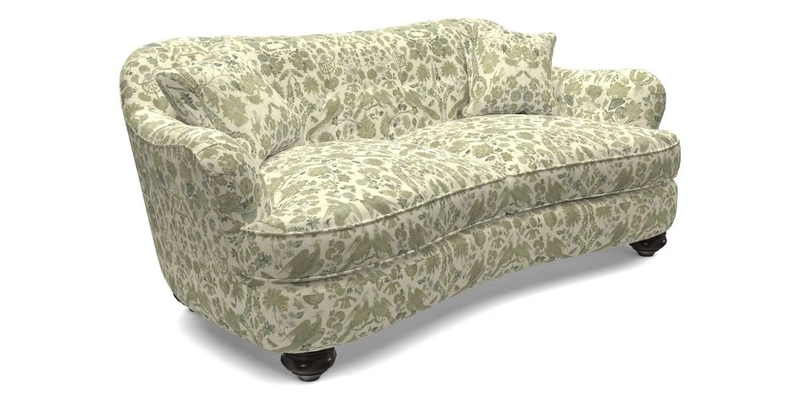 Fairmont 3 Seater Sofa in Romo Osumi Wild Rose with Contrast Piping in Linwood Luna Blossom Contrasting Scatters in Colefax & Fowler Jocasta Velvet Red