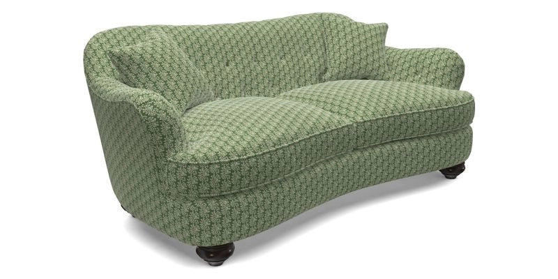 Fairmont 3 Seater Sofa in Romo Osumi Wild Rose with Contrast Piping in Linwood Luna Blossom Contrasting Scatters in Colefax & Fowler Jocasta Velvet Red