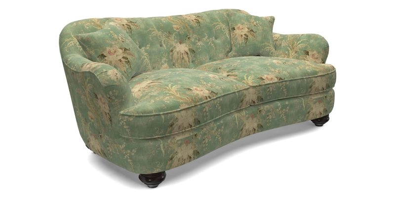 Fairmont 3 Seater Sofa in Romo Osumi Wild Rose with Contrast Piping in Linwood Luna Blossom Contrasting Scatters in Colefax & Fowler Jocasta Velvet Red