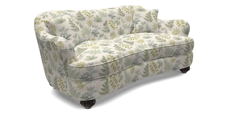 Fairmont 3 Seater Sofa in Romo Osumi Wild Rose with Contrast Piping in Linwood Luna Blossom Contrasting Scatters in Colefax & Fowler Jocasta Velvet Red