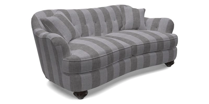 Fairmont 3 Seater Sofa in Romo Osumi Wild Rose with Contrast Piping in Linwood Luna Blossom Contrasting Scatters in Colefax & Fowler Jocasta Velvet Red