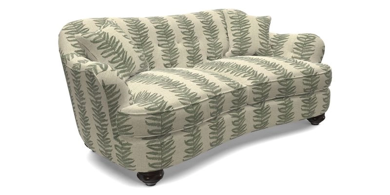 Fairmont 3 Seater Sofa in Romo Osumi Wild Rose with Contrast Piping in Linwood Luna Blossom Contrasting Scatters in Colefax & Fowler Jocasta Velvet Red