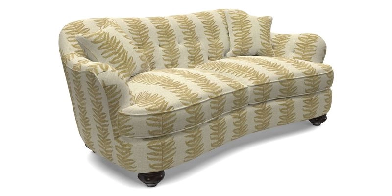 Fairmont 3 Seater Sofa in Romo Osumi Wild Rose with Contrast Piping in Linwood Luna Blossom Contrasting Scatters in Colefax & Fowler Jocasta Velvet Red