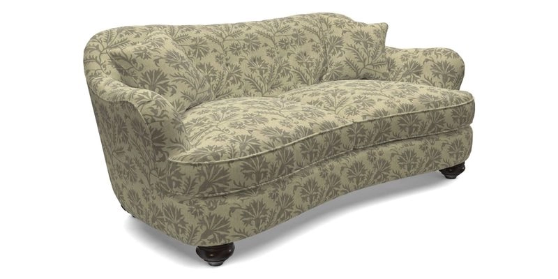 Fairmont 3 Seater Sofa in Romo Osumi Wild Rose with Contrast Piping in Linwood Luna Blossom Contrasting Scatters in Colefax & Fowler Jocasta Velvet Red