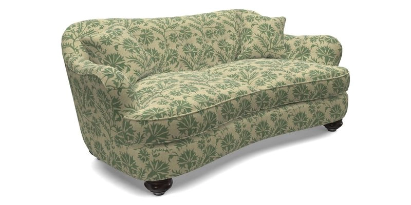 Fairmont 3 Seater Sofa in Romo Osumi Wild Rose with Contrast Piping in Linwood Luna Blossom Contrasting Scatters in Colefax & Fowler Jocasta Velvet Red