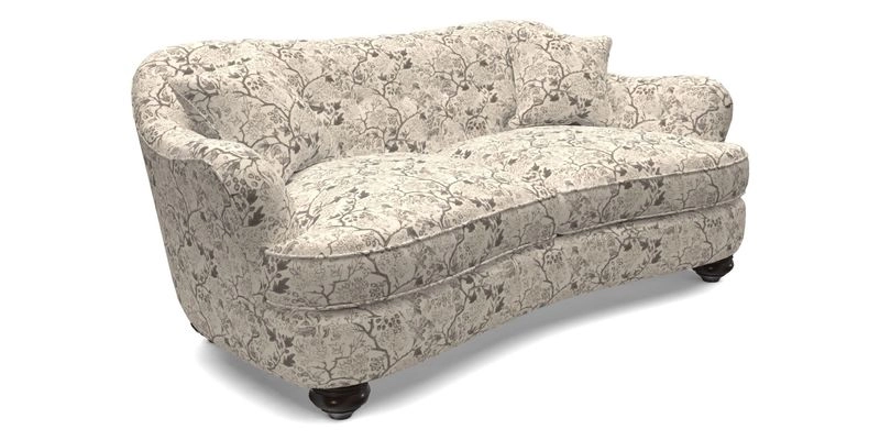 Fairmont 3 Seater Sofa in Romo Osumi Wild Rose with Contrast Piping in Linwood Luna Blossom Contrasting Scatters in Colefax & Fowler Jocasta Velvet Red
