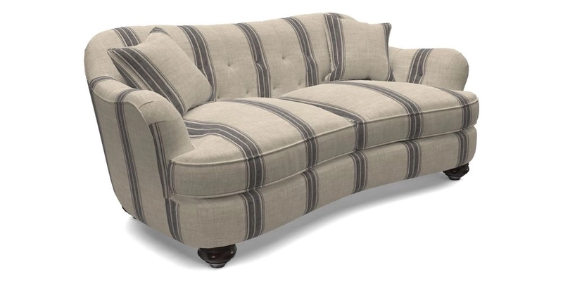 Fairmont 3 Seater Sofa in Romo Osumi Wild Rose with Contrast Piping in Linwood Luna Blossom Contrasting Scatters in Colefax & Fowler Jocasta Velvet Red